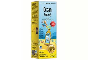 OCEAN BALIK YAGI SURUP LIMONLU 150 ml şişe İlaç Görseli