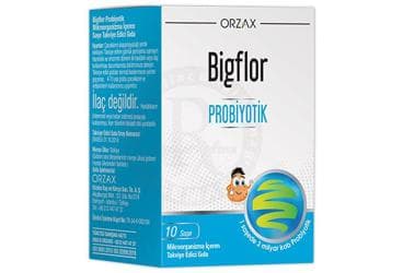 BIGFLOR PROBIYOTIK PREBIYOTIK SASE 10 saşe İlaç Görseli