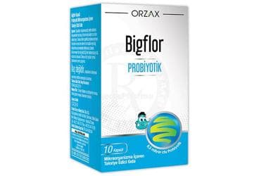 BIGFLOR PROBIYOTIK PREBIYOTIK KAPSUL 10 kapsül İlaç Görseli