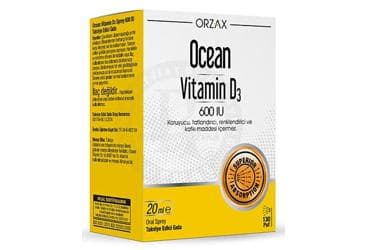 OCEAN VITAMIN D3 SPREY 600 IU 20 ml şişe İlaç Görseli