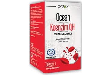 OCEAN KOENZIM QH TAKVIYE EDICI GIDA 30 kapsül İlaç Görseli