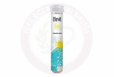 OCEAN EFERVIT SUN EFERVESAN TABLET 20 tablet İlaç Görseli