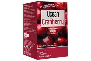 OCEAN CRANBERRY TAKVIYE EDICI GIDA 30 tablet İlaç Görseli