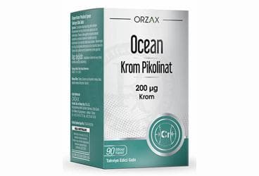 OCEAN KROM PIKOLINAT KAPSUL 200 mcg 90 kapsül İlaç Görseli