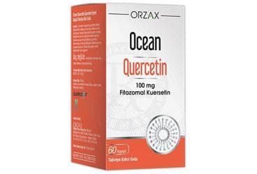 OCEAN QUERCETIN ICEREN TAKVIYE EDICI GIDA 100 mg 60 kapsül İlaç Görseli