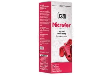OCEAN MICROFER LIPOZOMAL DEMIR MINERALI ICEREN UZUM PEKMEZLI TAKVIYE EDICI GIDA 250 ml şişe İlaç Görseli