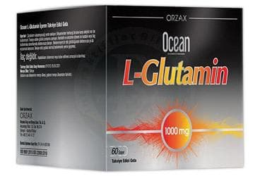 OCEAN L-GLUTAMIN ICEREN SASE TAKVIYE EDICI GIDA 1000 mg 60 saşe İlaç Görseli