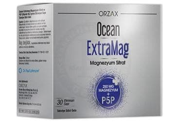 OCEAN EXTRAMAG P-5-P + MAGNEZYUM ICEREN TAKVIYE EDICI GIDA 30 saşe İlaç Görseli