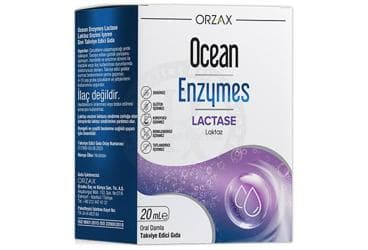 OCEAN ENZYMES LACTASE DAMLA TAKVIYE EDICI GIDA 20 ml şişe İlaç Görseli