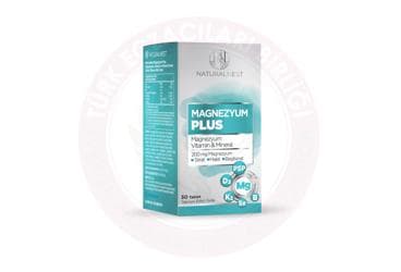 NATURALNEST MAGNEZYUM PLUS TABLET MAGNEZYUM, VITAMIN VE MINERAL ICEREN TAKVIYE EDICI GIDA 30 tablet İlaç Görseli