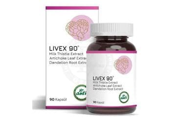 LIVEX 90 KAPSUL TAKVIYE EDICI GIDA 90 kapsül İlaç Görseli