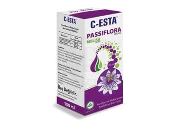 C-ESTA PASSIFLORA VE MELISA ICEREN SIVI TAKVIYE EDICI GIDA 150 ml şişe İlaç Görseli