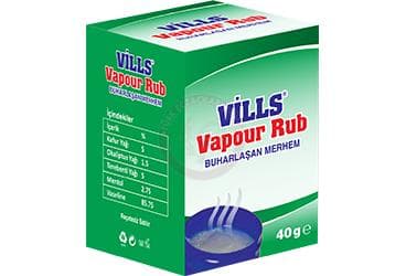 VILLS VAPOUR RUB BUHARLASAN MERHEM 40 g kavanoz İlaç Görseli