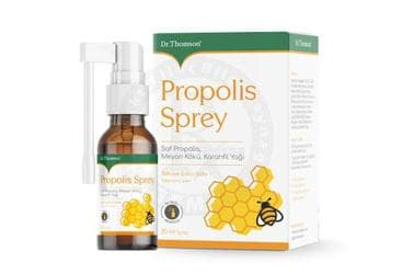 DR THOMSON PROPOLIS SPREY SAF PROPOLIS, MEYAN KOKU, KARANFIL YAGI ICEREN TAKVIYE EDICI GIDA 20 ml şişe İlaç Görseli