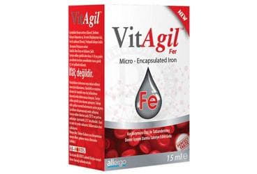 VITAGIL FE MICRO-ENCAPSULATED IRON, DEMIR ICEREN TAKVIYE EDICI GIDA 15 ml şişe İlaç Görseli