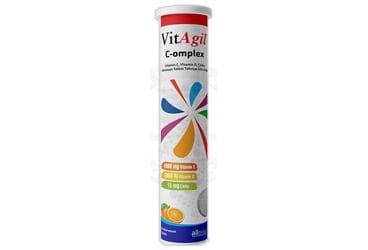 VITAGIL C-OMPLEX VITAMIN C, VITAMIN D VE CINKO ICEREN TAKVIYE EDICI GIDA 20 tablet İlaç Görseli