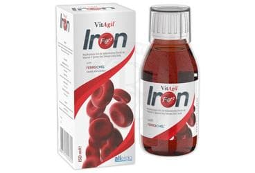 VITAGIL IRON DEMIR, VITAMIN C ICEREN TAKVIYE EDICI GIDA SURUP 150 ml şişe İlaç Görseli