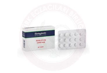 MEDOHBIOTIN BIOTIN TABLET 2.5 mg 60 tablet İlaç Görseli