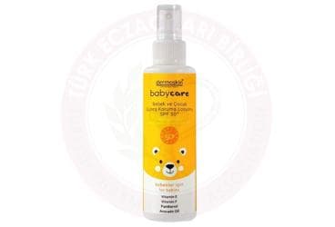 DERMOSKIN BABYCARE BEBEK VE COCUK GUNES KORUMA LOSYONU SPF+50 100 ml şişe İlaç Görseli