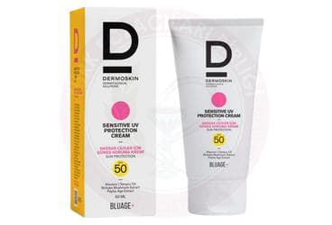 DERMOSKIN BLUAGE+ HASSAS CILTLER ICIN GUNES KREMI SPF 50+ 50 ml tüp İlaç Görseli