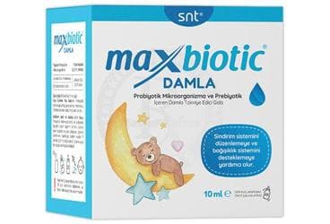 MAXBIOTIC PROBIYOTIK MIKROORGANIZMA ICEREN ORAL DAMLA 10 ml şişe İlaç Görseli