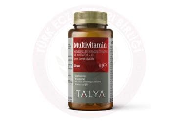 TALYA MULTIVITAMIN KIRMIZI GINSENG VE KOENZIM Q 10 ICEREN TAKVIYE EDICI GIDA 60 tablet İlaç Görseli