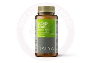 TALYA GINKGO BILOBA MABET AGACI YAPRAGI VE EKSTRAKTI ICEREN TAKVIYE EDICI GIDA 60 kapsül İlaç Görseli