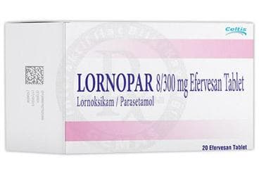 LORNOPAR 8/300 MG 20 EFERVESAN TABLET İlaç Görseli