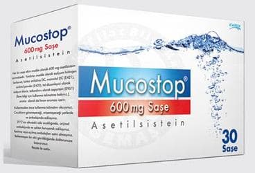 MUCOSTOP 600 MG 30 SASE İlaç Görseli