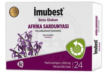 IMUBEST BETA GLUKAN AFRIKA SARDUNYASI PASTIL 24 pastil İlaç Görseli