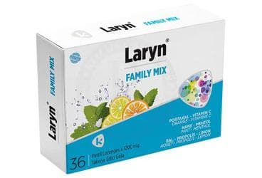 LARYN FAMILY MIX PASTIL 36 pastil İlaç Görseli