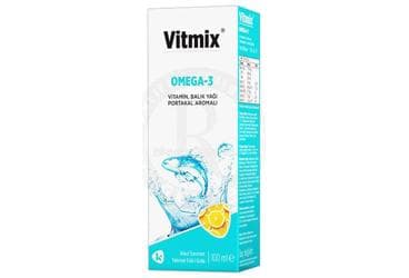 VITMIX OMEGA 3 BALIK YAGI SURUP 100 ml şişe İlaç Görseli
