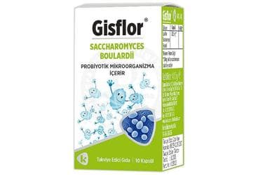 GISFLOR PROBIYOTIK MIKROORGANIZMA ICEREN KAPSUL 10 kapsül İlaç Görseli