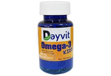 DAYVIT OMEGA 3 KIDS BALIK YAGI ICEREN TAKVIYE EDICI GIDA 100 kapsül İlaç Görseli