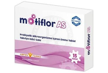 MOTIFLOR AS PROBIYOTIK MIKROORGANIZMA ICEREN EMME TABLET 15 tablet İlaç Görseli