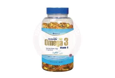UMBRELLA OMEGA 3 BALIK YAGI ICEREN KAPSUL TAKVIYE EDICI GIDA 200 kapsül İlaç Görseli