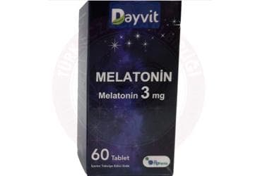 DAYVIT MELOTONIN ICEREN TAKVIYE EDICI GIDA TABLET 60 tablet İlaç Görseli