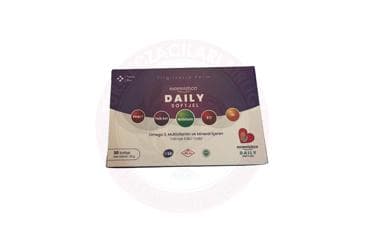 MOMNISHCO DAILY OMEGA 3, MULTIVITAMIN VE MINERAL ICEREN TAKVIYE EDICI GIDA SOFT JEL 30 kapsül İlaç Görseli