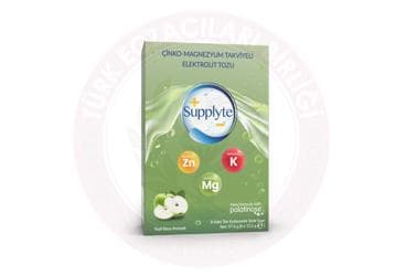 SUPPLYTE ELEKTROLIT TOZU YESIL ELMA AROMALI 8x12 g saşe İlaç Görseli