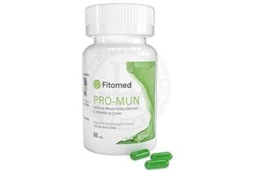FITOMED PRO-MUN KEKIK VE MEYAN KOKU EKSTRESI, C VITAMINI VE CINKO ICEREN TAKVIYE EDICI GIDA 60 kapsül İlaç Görseli