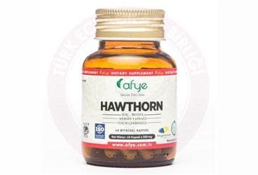 AFYE HAWTHORN TAKVIYE EDICI GIDA BITKISEL KAPSUL 60 kapsül İlaç Görseli