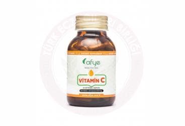 AFYE VITAMIN C TAKVIYE EDICI GIDA BITKISEL KAPSUL 30 kapsül İlaç Görseli