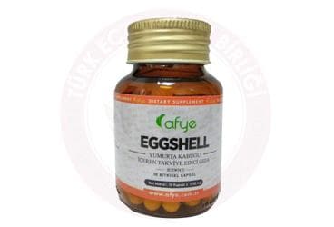 AFYE EGGSHELL YUMURTA KABUGU ICEREN TAKVIYE EDICI GIDA BITKISEL KAPSUL 30 kapsül İlaç Görseli