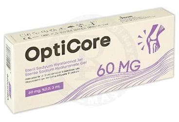 OPTICORE INTRAARTIKULER ENJEKSIYON 60 mg 3 ml enjektör İlaç Görseli