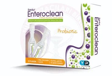 SARDUR ENTEROCLEAN YETISKIN PROBIOTIC TAKVIYE EDICI GIDA 10 flakon İlaç Görseli