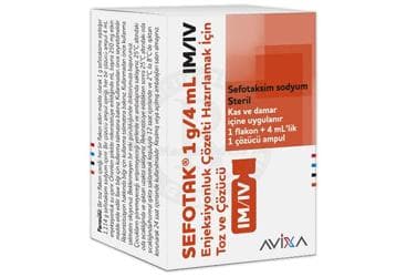 SEFOTAK 1000 MG 1 FLAKON İlaç Görseli