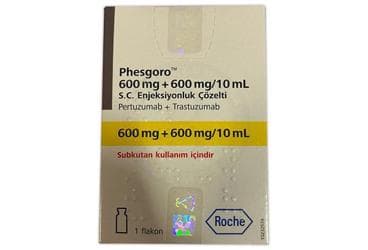 PHESGORO 600 MG+600 MG/10 ML SC ENJEKSIYONLUK ÇOZELTI (1 FLAKON) İlaç Görseli
