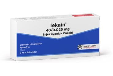 IEKAIN 40 MG/0.025MG  2 ML 20 AMPUL İlaç Görseli