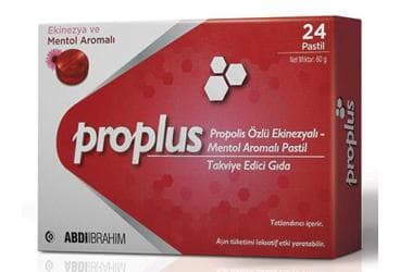 PROPLUS PROPOLISLI EKINEZYALI MENTOL AROMALI PASTIL 24 pastil İlaç Görseli
