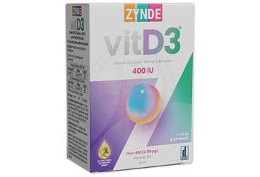 ZYNDE VITD3 SPREY/DAMLA TAKVIYE EDICI GIDA 400 IU 5 ml İlaç Görseli
